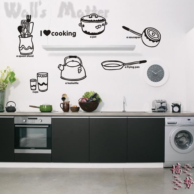 Sticker Muraux pour cuisine Chef de cuisine Delicatessen