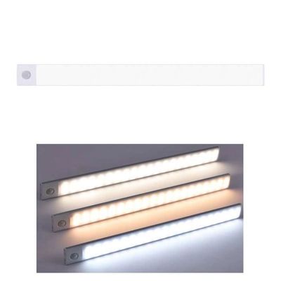 Profilé Aluminium 1m Ruban LED Double Rangée - Couvercle Blanc Opaque SILAMP