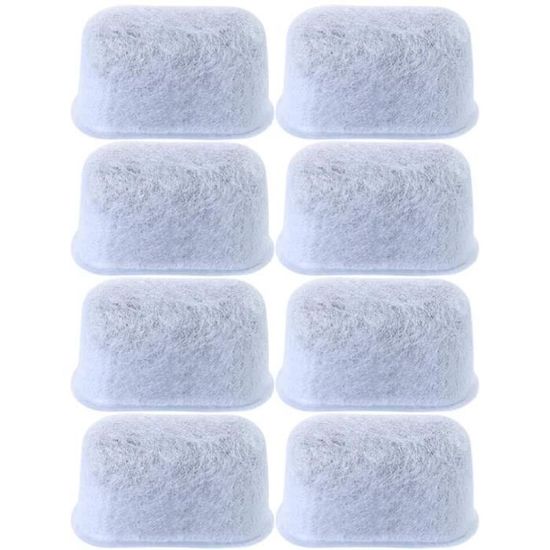 8 Filtres à Charbon Actif Cabilock Pour Cafetière - Cartouches De Remplacement - 4.7x2.1x2.6cm