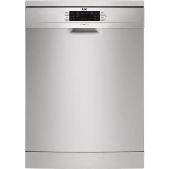 Lavevaisselle AEG Favorit FFB63700PM Pose libre 15 couverts Gris — free download