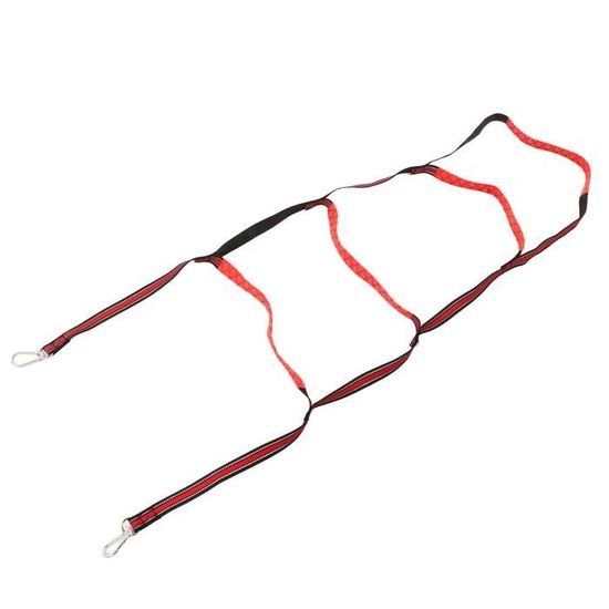 Échelle De Bateau Gonflable - 3 Marches - Nylon Jaune - Pour Kayak, Voilier, Yacht - 85x40 Cm