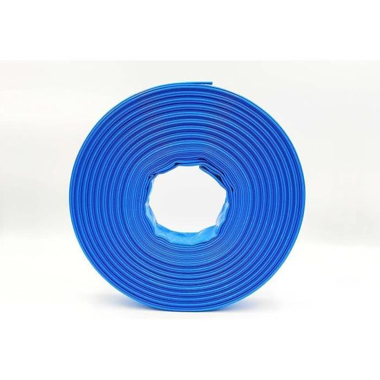 Tuyau Plat 32mm X 10m – Pour Pompe Submersible, Arrosage Jardin, Transfert Eau | Avec 2 Colliers De Serrage - 6