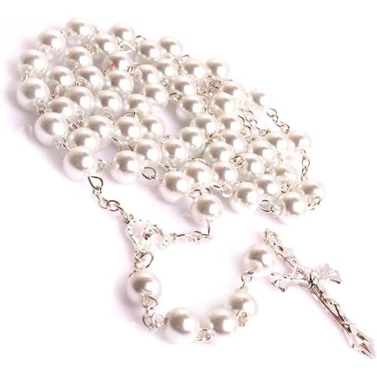 Porte-chapelet Et Bijoux 'Vierge Marie En Prière' - Statue Résine, Décoration Religieuse, Plateau De Rangement