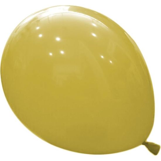 100Pcs Ballon Gonflable Rond Ballon Décoration Ronde Pour Le Jour,  Fiançailles, Mariage De Valentine (Jaune)[x7247]