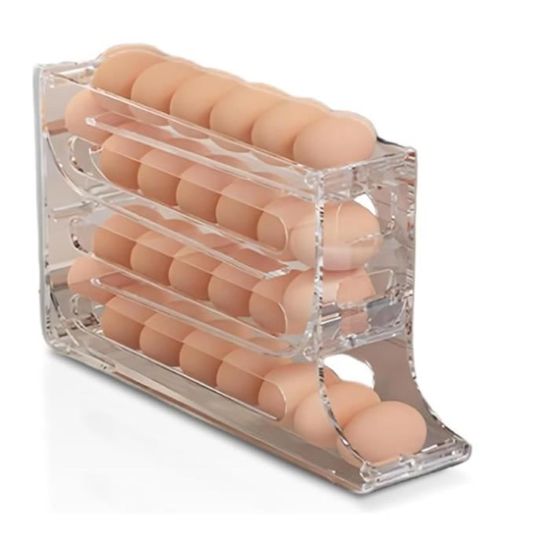 Distributeur d'œufs pour Réfrigérateur, Rangeent Oeufs Frigo, Rouler
