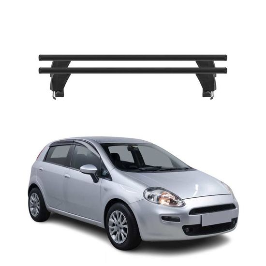 Barres De Toit Pour Fiat Punto 5 Portes (à Partir De 2000) - Neuf, Marque Montblanc, Référence Supra N°42