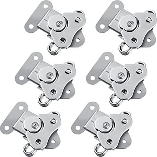 Lot De 6 Barres De Padel En Acier Inoxydable Avec Clip à Ressort - Pour Kayak, Tente, Tubes Télescopiques