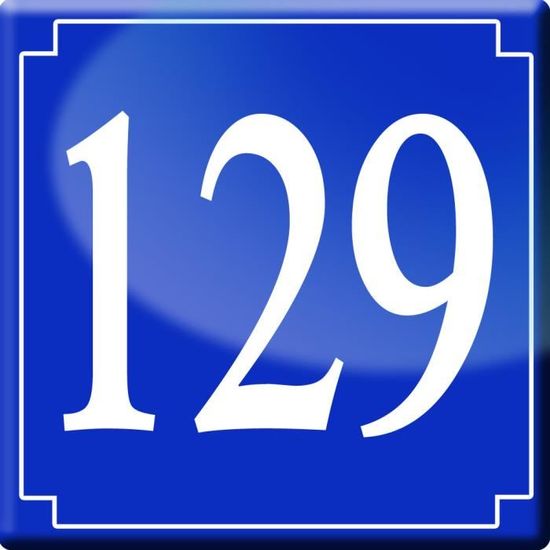 Sticker / autocollant : numéroderue129 - classique - Cdiscount Maison