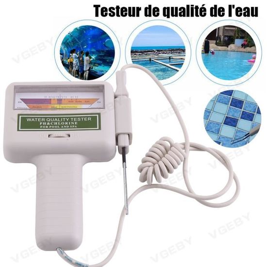 Testeur de pH portable chlore mètre piscine Spa contrôleur de qualité — free download