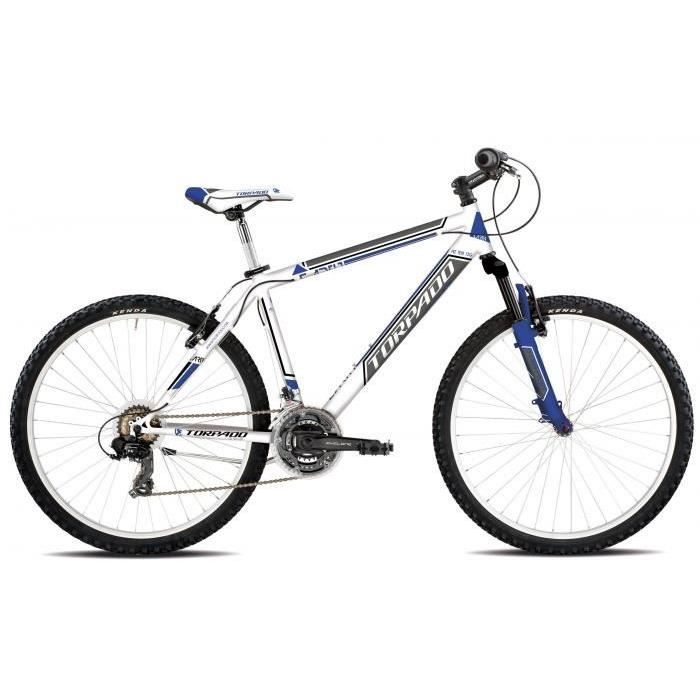 TORPADO VTT semi-rigide Earth 26'' - cadre acier - 21 vitesses - SHIMANO -  Cdiscount Sport