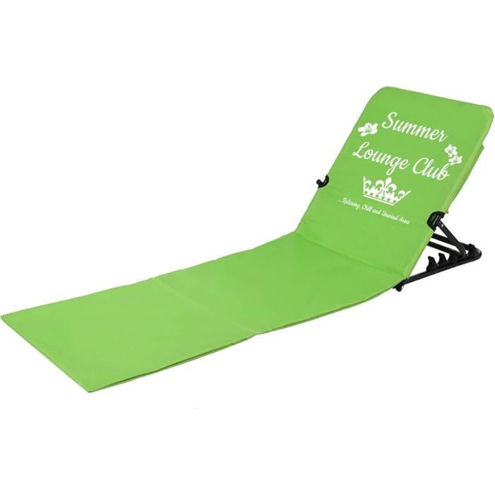 Tapis de plage avec dossier - Framboise Tapis de plage avec dossier - Framboise