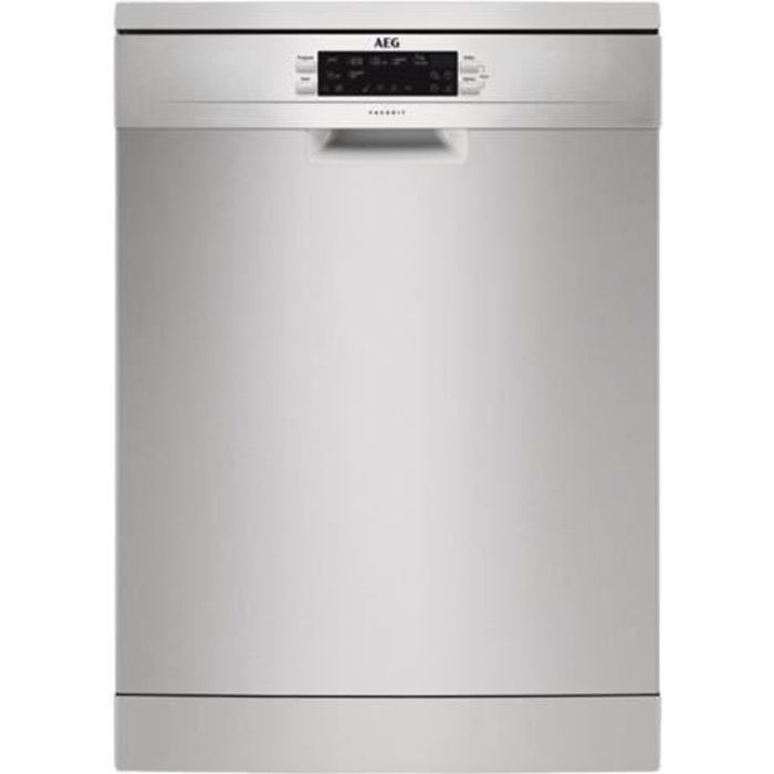 AEG Favorit FFB63700PM Lave-vaisselle pose libre Niche largeur : 60 cm profondeur : 57 cm hauteur : 82 cm acier inoxydable