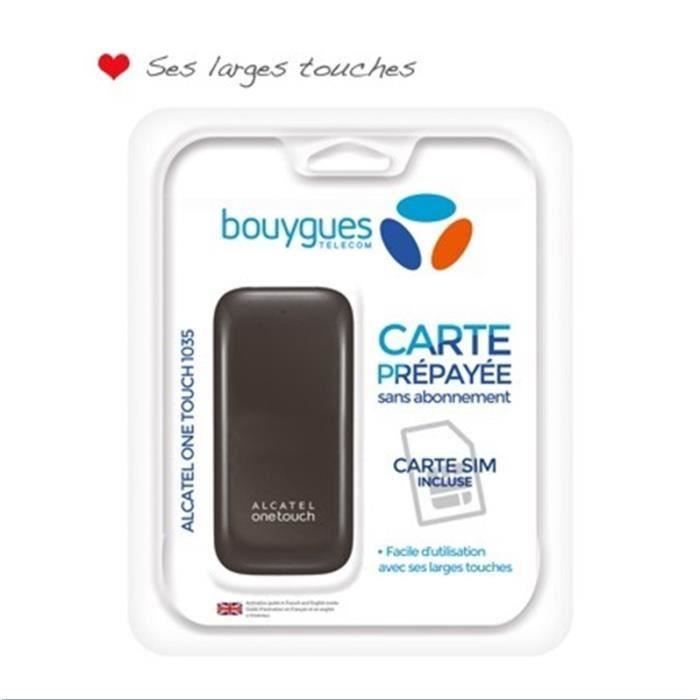 PACK BOUYGUES TELECOM ALCATEL 1035