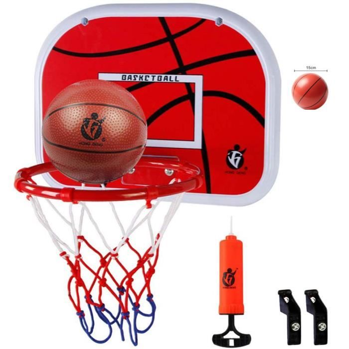 Jetcco Panier Basketball Enfant avec la Boule , Mini Jouets de Sport d'intérieur pour Bureau Chambre(Ball*1 + Inflator*1 + Hook*1 pa