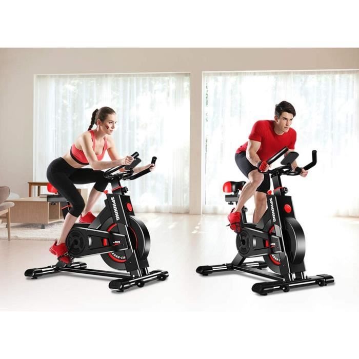DOMICILE Vélo Biking d'Exercice d'Intérieur Cyclisme Vélo Stationnaire Moniteur de Fréquence Entraînement