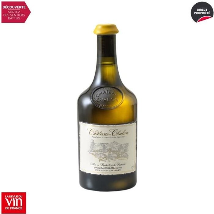 Château-Chalon Vin jaune Blanc 2013 - 62cl - Domaine Jean-Luc Mouillard - Vin AOC Blanc du Jura - 92-100 La Revue du Vin de France