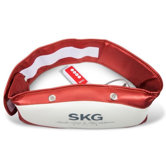 Skg masseur machine minceur graisse brûlant corps formant la ceinture vibration massage équipement m - Modèle: Rouge -
