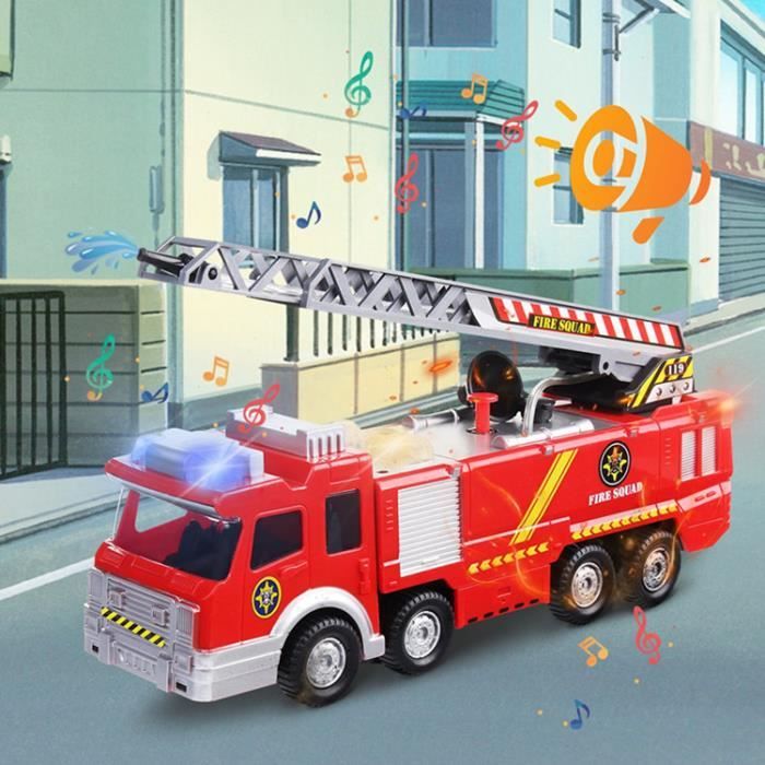 Pompier jouet, camion de pompiers de voiture