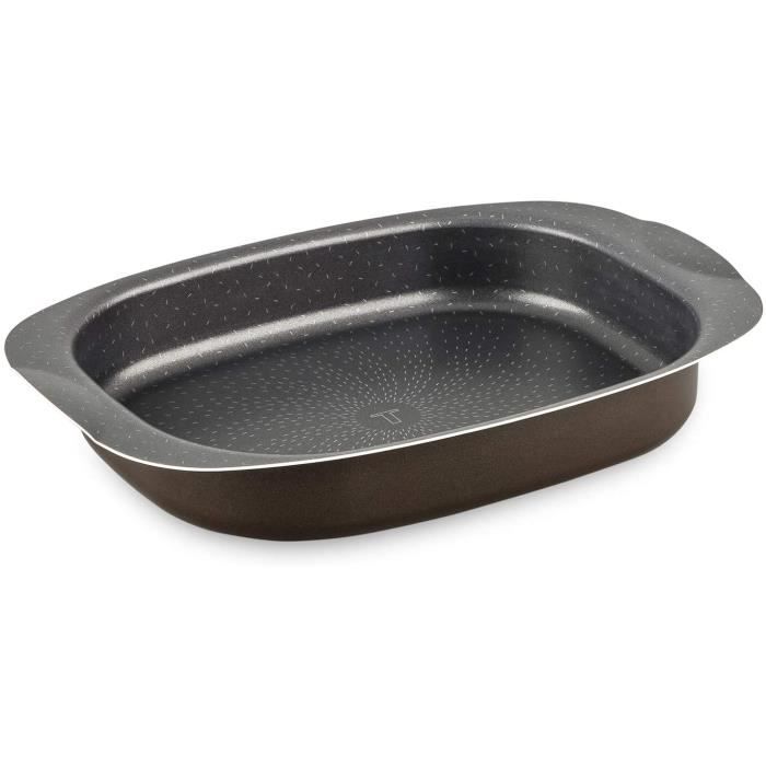 J1601502 Success Plat à Gratin Aluminium Noir 36 x 24 x 55 cm