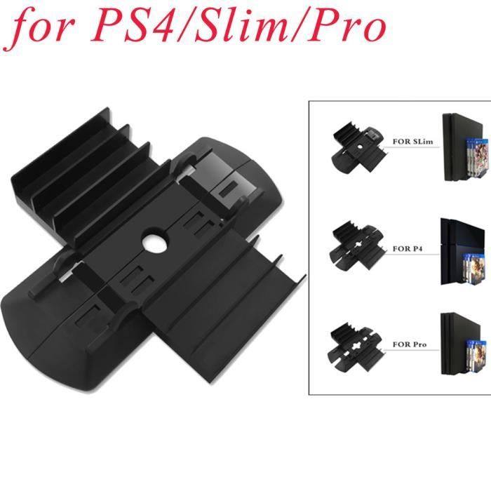 Support de montage sur socle vertical intégré pour le stockage de disque PS4 Slim Pro et de jeu @Mishuowoti 684