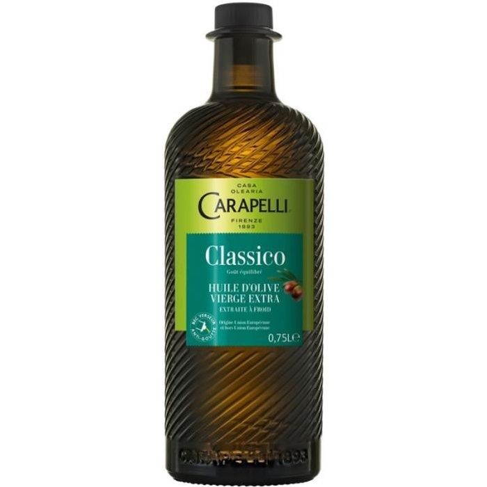 CARAPELLI - Huile D'Olive Ve Classico 75Cl - Lot De 3