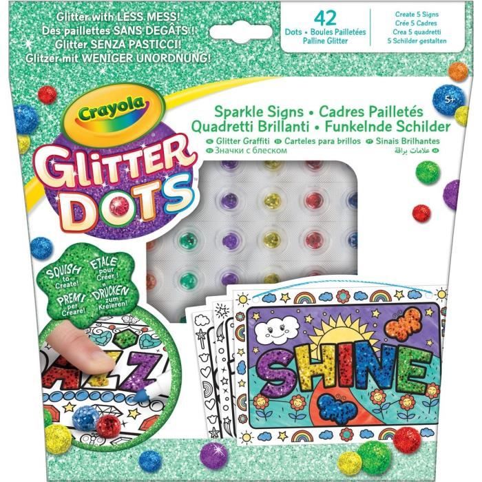 CRAYOLA Glitter Dots: Sparkle Signs Refresh (