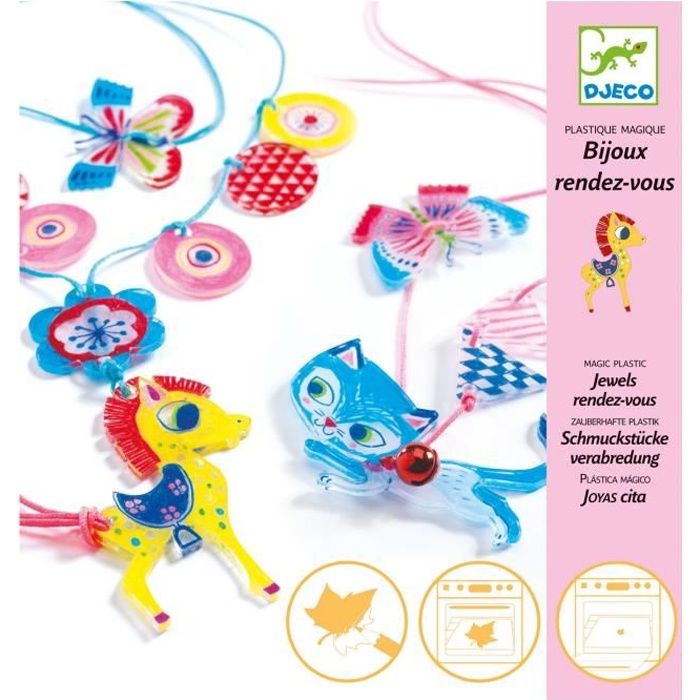 Création de bijoux en plastique magique : Le Chaton et le Poney