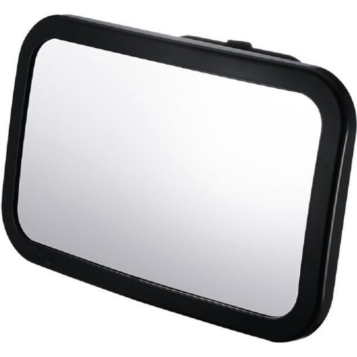 Rétroviseur de Surveillance pour Bébé Miroir de Voiture pour Bébé Enfant Rotation 360° Inclinable et Orientable Noir