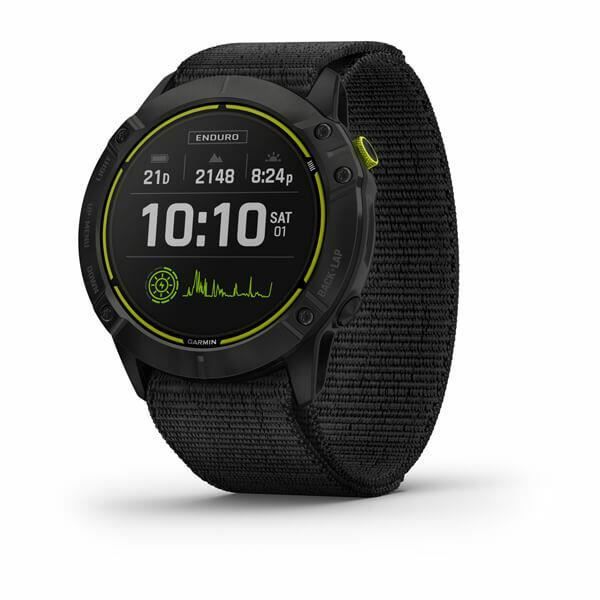 Montre GPS en titane Garmin Enduro - gris/noir - TU