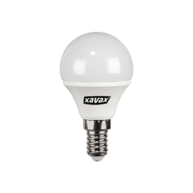 Xavax Ampoule LED forme : goutte E14 3.4 W lumière blanche chaude