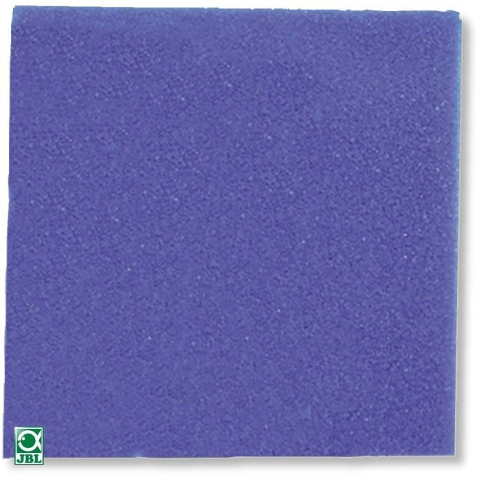 JBL Carré de mousse bleu gros - Pour aquarium - 50x50x5cm