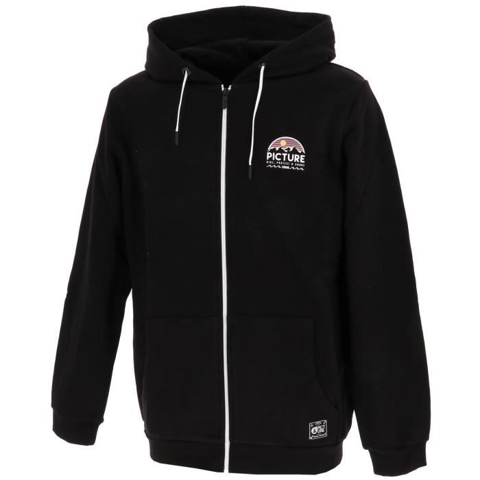 Vestes sweats zippés capuche Hamelton blk fzcap sw - Picture