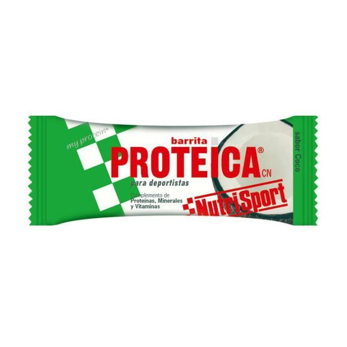 Barre NutriSport PROTEICA saveur coco (24 unités)