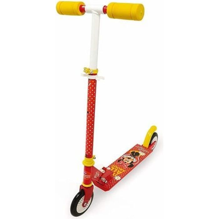 Trottinette Pliable 2 Roues Minnie Disney - Patinette Enfant Metal 5 ans+ - Jeu De Plein Air Fille