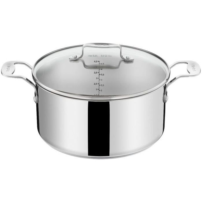 TEFAL PRO INOX Faitout 24 cm Tous feux dont induction
