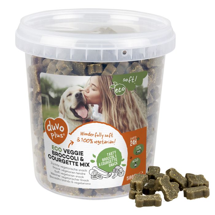 Meilleurs prix pour Friandise pour chien veggie betterave rouge et carotte mix Duvoplus Soft! Eco