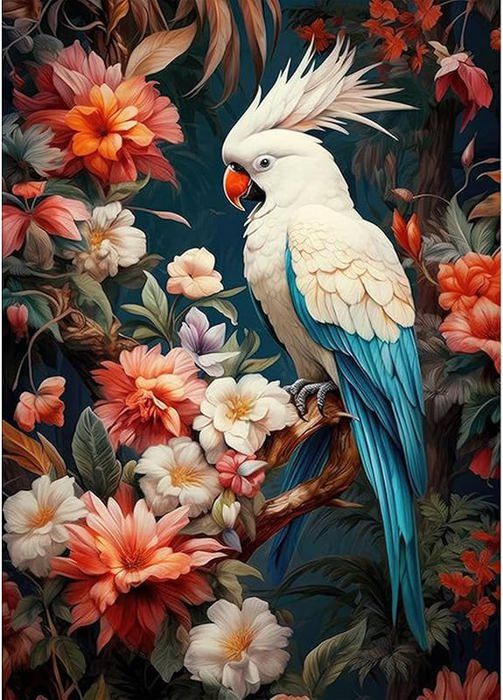 Kit DIAMOND DOTZ® PERROQUET MAJESTUEUX Kit De Broderie Diamant – Diamond Painting