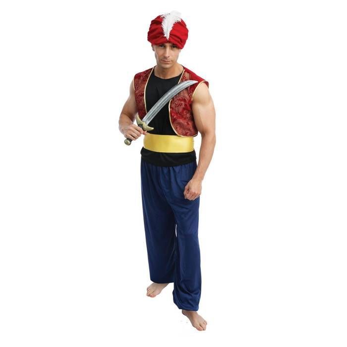 P'tit Clown Déguisement Princesse Orientale Femme – Costume Complet Prince Des Mille Et Une Nuits – Carnaval & Fêtes