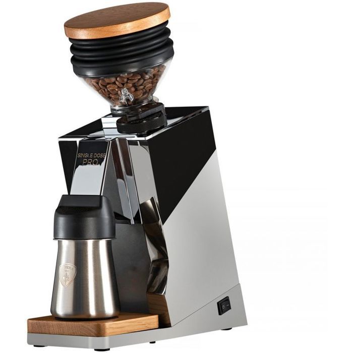 Cafetiere expresso - EUREKA - Oro Mignon Single Dose PRO - Chrome - 15 bar - Café moulu - Eureka