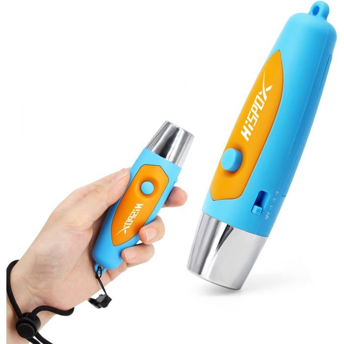 Sifflet LED Urgence Sifflet électronique GAOUTO - 3 Sons Réglables Et LED Pour Sport Et Extérieur Sifflet Haute Fréquence