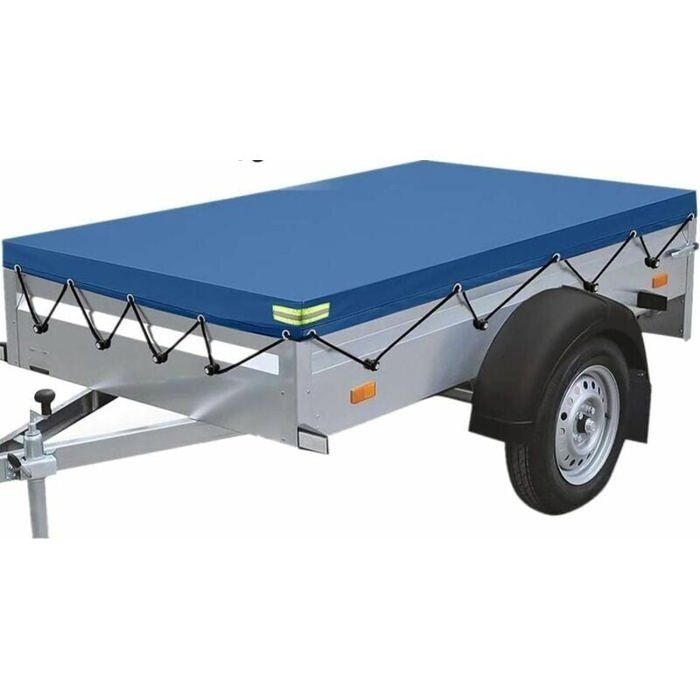 Bâche Pour Remorque Lider Cadix 42310 - PVC Renforcé 640g/m², Étanche, Fabriquée En France - Gris - 5