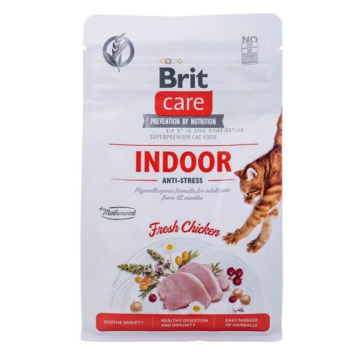 Comparer les prix de Aliments humides pour Chats - Brit - Care Cat Indoor - Anti-Stress - Sans céréales - 400G
