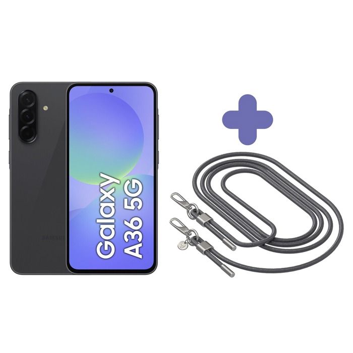 Smartphone Samsung Galaxy A36 6 + bandoulière - vue 1