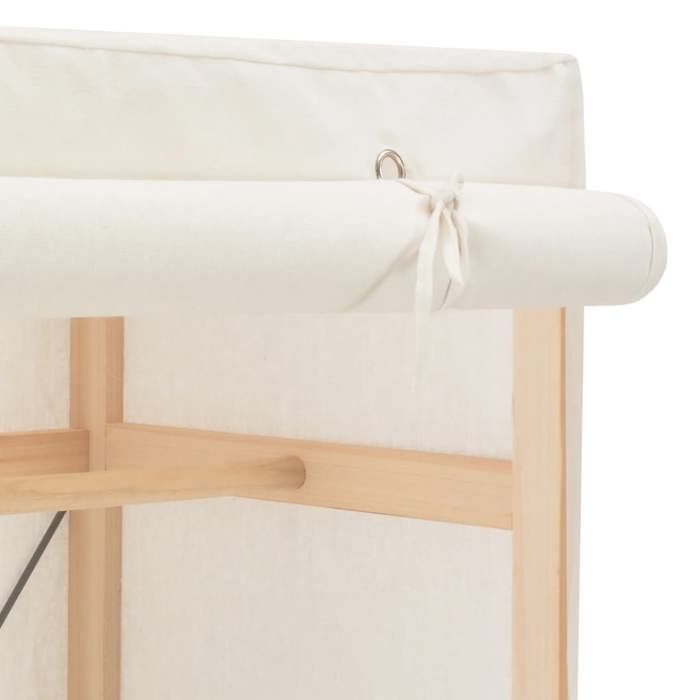 Moderne Garde-robe BURKE Armoire de chambre avec rangement Blanc 79x40x170 cm Tissu AA1872