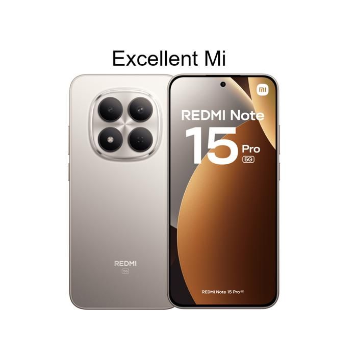 REDMI Note 15 Pro 5G Smartphone de 12GB RAM ROM Vendu par Excellent Mi EU Version Chargeur non inclus - vue 2