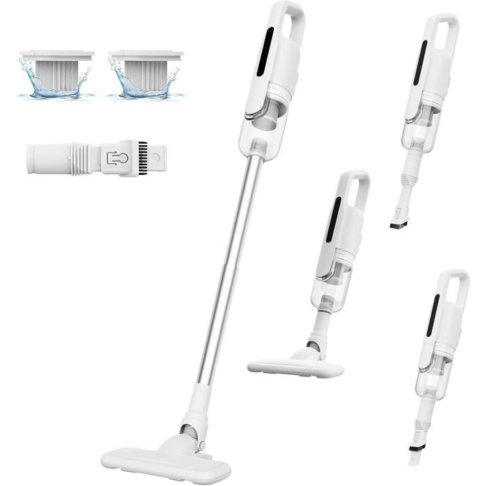 Aspirateur balai sans fil - SVATV - U5PRO - 28Kpa - 35 min dautonomie - Système centrifuge cyclonique - Svatv