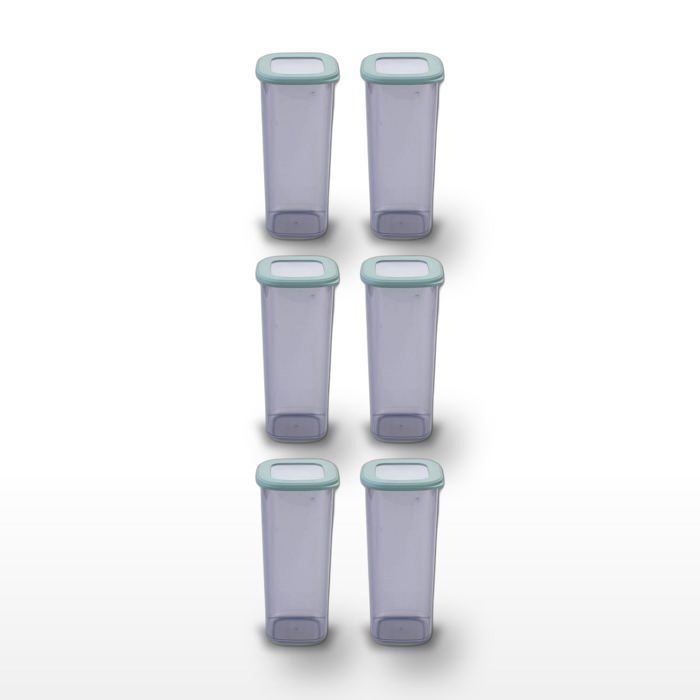 Lot de 6 boîtes hermétiques 11 cm avec 6 ustensiles de cuisine Fackelmann Storage