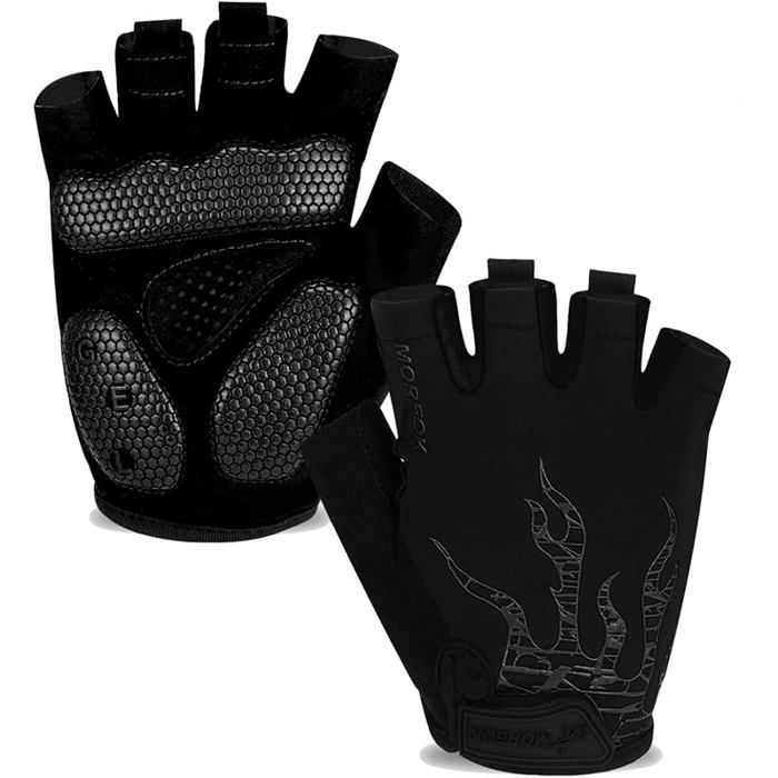 Gants de Cyclisme pour Homme/Femme Demi-Doigts pour vélo de Route VTT - pour Cyclisme entraînement Moto Gym