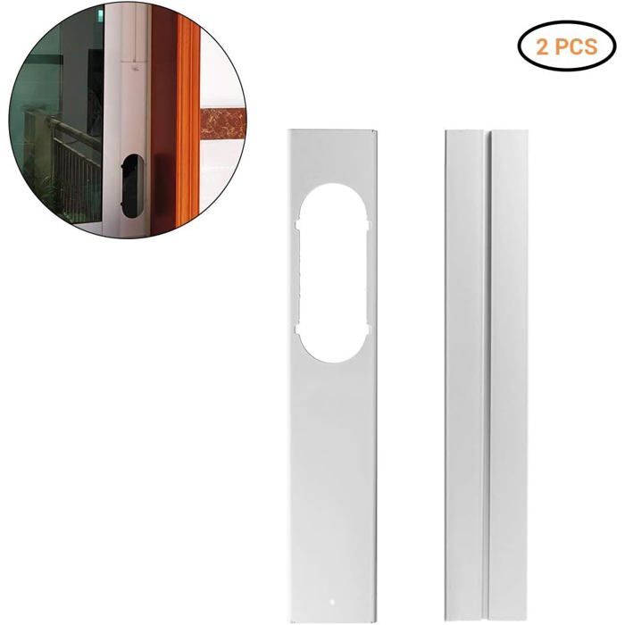 Kit de jointure fenêtre climatiseur - PZCC - Universel - Panneaux coulissants réglables - Léger et durable - Raccord tuyau