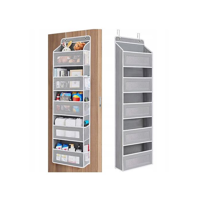 ORGANISATEUR À ACCROCHER À LA PORTE POUR JOUETS - ÉTAGÈRE À 5 NIVEAUX POUR LA CUISINE